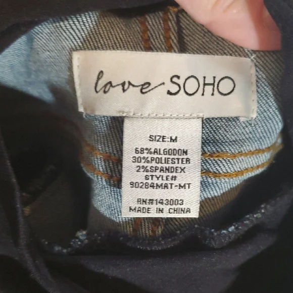 Women's Blue High-Waisted Jeans - Picture 3 of 5